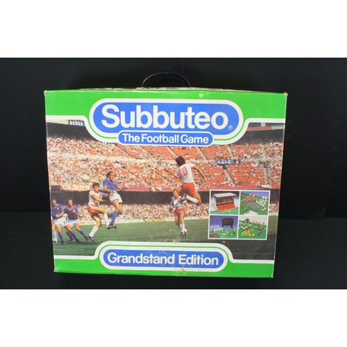 406 - Subbuteo - Boxed Grandstand Edition containing Argentina, England 2nd and Crystal Palace teams, othe... 