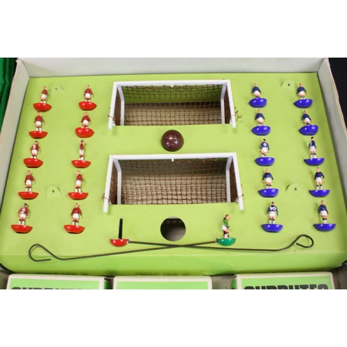 408A - Boxed Subbuteo Continental Club edition, almost complete with some box wear, five boxed teams (two i... 