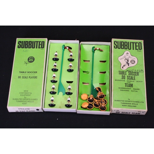 413 - Subbuteo - Quantity of HW & LW accessories to include boxed Goals, boxed football & rugby teams, box... 