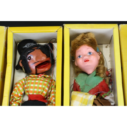 487 - Two Boxed Pelham Puppets to include Gretel and Pirate (strings gd, Pirate gd, Gretel has surface mar... 