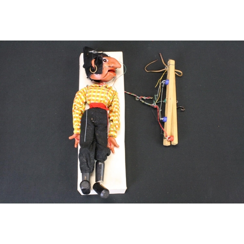 487 - Two Boxed Pelham Puppets to include Gretel and Pirate (strings gd, Pirate gd, Gretel has surface mar... 