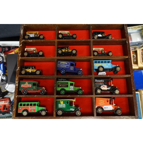 1242A - 40 Boxed diecast models to include Matchbox, Lledo, Maisto & Corgi, plus a quantity of play worn die... 