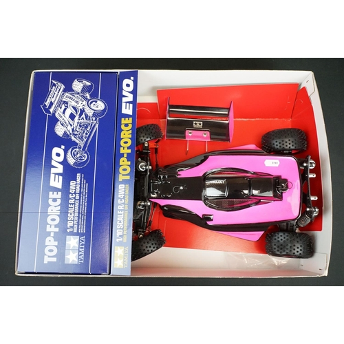 393 - Boxed Tamiya 1/10 47470 R/C Top Force EVO High Performance Off Road Racer radio control model