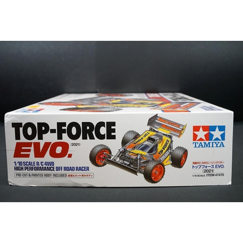 393 - Boxed Tamiya 1/10 47470 R/C Top Force EVO High Performance Off Road Racer radio control model