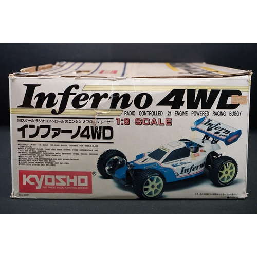 401 - Boxed Kyosho 4WD 1:8  Radio Controlled .21 Powered Racing Buggy