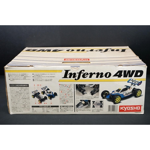 401 - Boxed Kyosho 4WD 1:8  Radio Controlled .21 Powered Racing Buggy