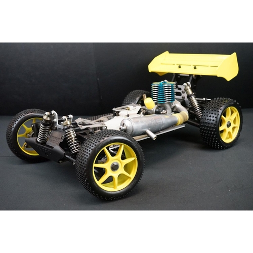 401 - Boxed Kyosho 4WD 1:8  Radio Controlled .21 Powered Racing Buggy