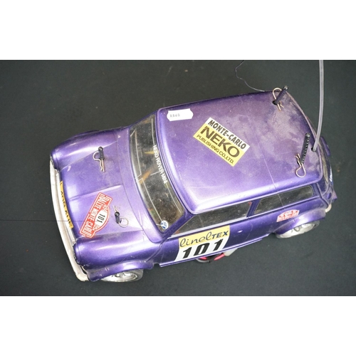 402A - Group of radio controlled cars and accessories to include Neko Rover Mini Monte Carlo in purple, Aco... 