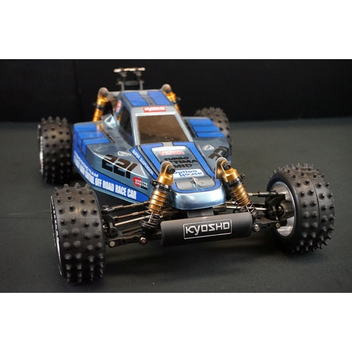 403 - Kyosho 1/10 Radio Controlled Racing Team Buggy Radio Control Off Road Race Car with 2 x shells