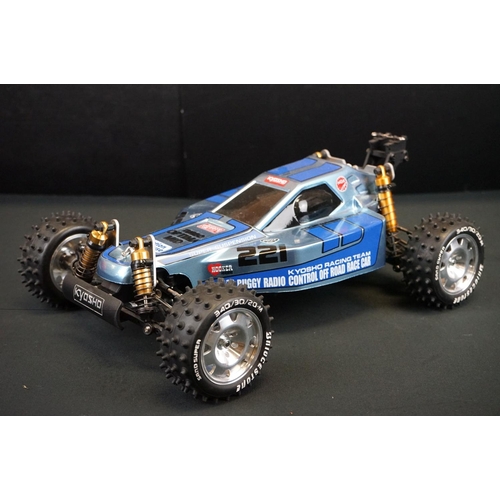 403 - Kyosho 1/10 Radio Controlled Racing Team Buggy Radio Control Off Road Race Car with 2 x shells