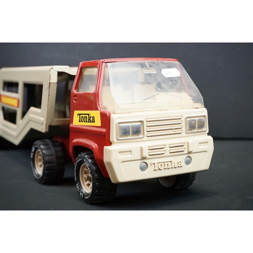 426A - Three Action Man scale vehicles to include jeep with trailer, jet fighter plane & army truck along w... 