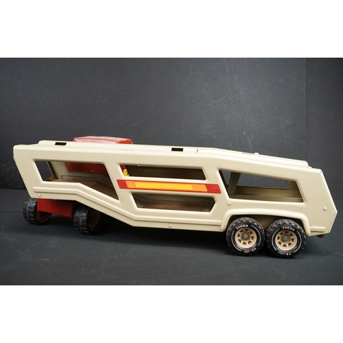 426A - Three Action Man scale vehicles to include jeep with trailer, jet fighter plane & army truck along w... 