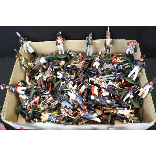 461 - Over 75 Del Prado Napoleonic Era metal figures, featuring 2 x artillery guns (Light Six-Pounder and ... 