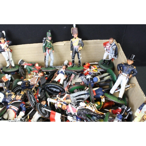 461 - Over 75 Del Prado Napoleonic Era metal figures, featuring 2 x artillery guns (Light Six-Pounder and ... 