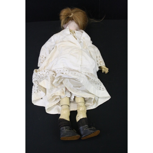 467 - German bisque headed jointed doll stamped ' Armad Marseille ', the rear of the head stamped A 8 M, o... 