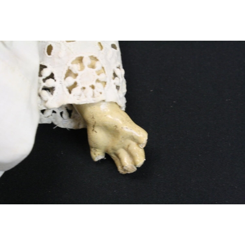 467 - German bisque headed jointed doll stamped ' Armad Marseille ', the rear of the head stamped A 8 M, o... 