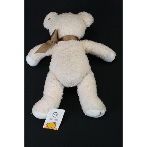 468 - Two Steiff soft toys to include 113376 Teddy Bear Cosy Year with original tag and a lying down dog