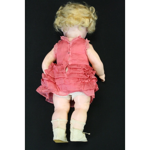 474 - Porzellanfabrik Burggrub Princess Elizabeth bisque socket head doll with original clothing and neckl... 