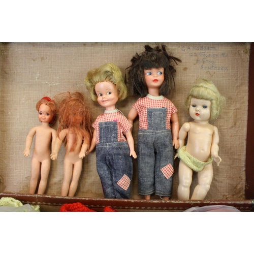 479 - Five fashion dolls, to include a Miss Rosebud hard plastic example, together with a collection of fa... 