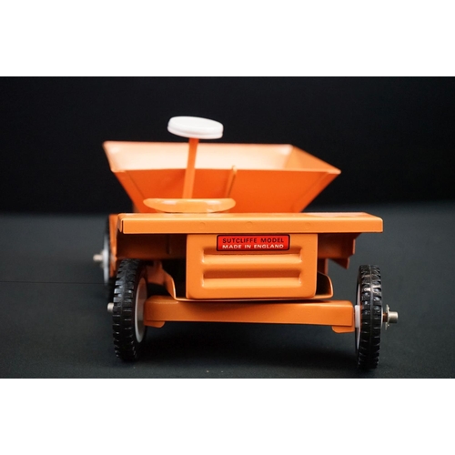 436 - Boxed Sutcliffe Model Trojan Dumper Steel Construction model in orange, ex