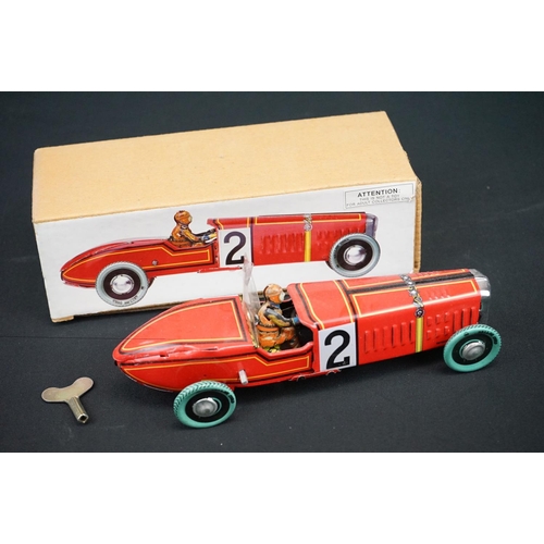 442 - Eight boxed tinplate models, to include Bugatti T-35 Racer MS 453 x 3, Kovap Hawkey Type C, Hawkey T... 