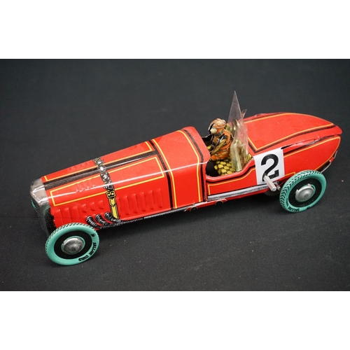 442 - Eight boxed tinplate models, to include Bugatti T-35 Racer MS 453 x 3, Kovap Hawkey Type C, Hawkey T... 