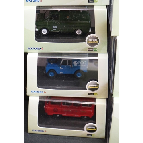 1201 - 60 Cased Oxford Diecast Commercials 1:76 scale models to include 76TR011 Benny Burger Mobile Trailer... 