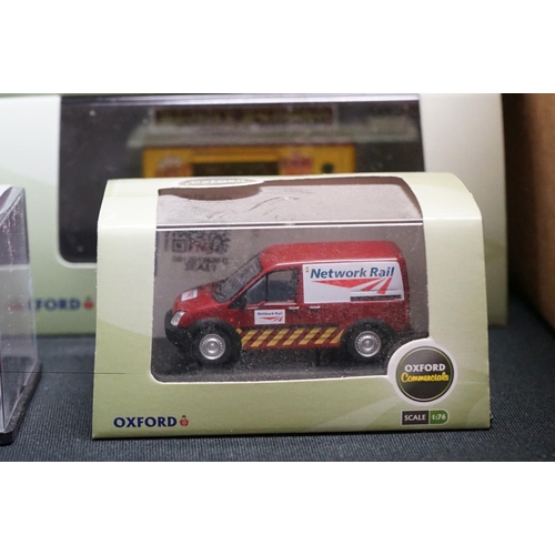 1201 - 60 Cased Oxford Diecast Commercials 1:76 scale models to include 76TR011 Benny Burger Mobile Trailer... 