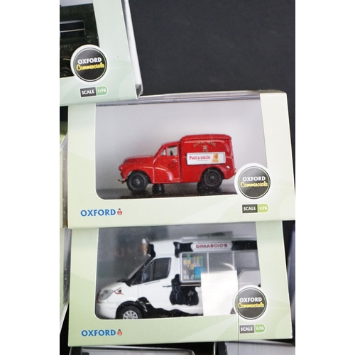 1201 - 60 Cased Oxford Diecast Commercials 1:76 scale models to include 76TR011 Benny Burger Mobile Trailer... 