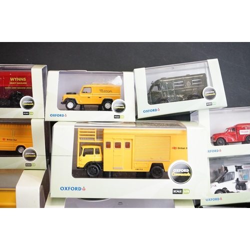 1201 - 60 Cased Oxford Diecast Commercials 1:76 scale models to include 76TR011 Benny Burger Mobile Trailer... 