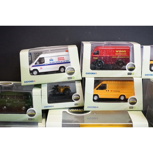 1201 - 60 Cased Oxford Diecast Commercials 1:76 scale models to include 76TR011 Benny Burger Mobile Trailer... 