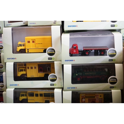 1201 - 60 Cased Oxford Diecast Commercials 1:76 scale models to include 76TR011 Benny Burger Mobile Trailer... 