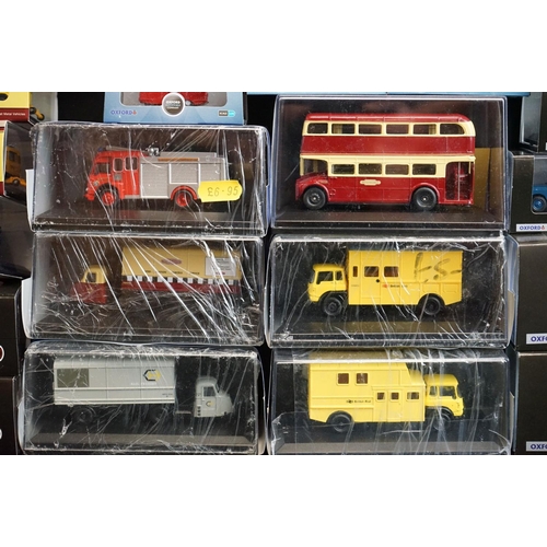 1202 - 23 Cased Oxford Diecast 1:76 scale models to include 8 x Oxford Emergency (76MA006, 76FT033, 76LAN18... 