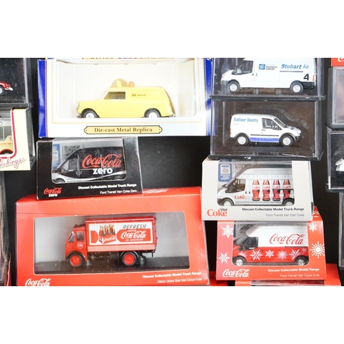 1209 - 44 Boxed / cased Oxford Diecast models to include 13 x Coca Cola (WE001CC, 76ALB001CC, 76S94004CC, e... 