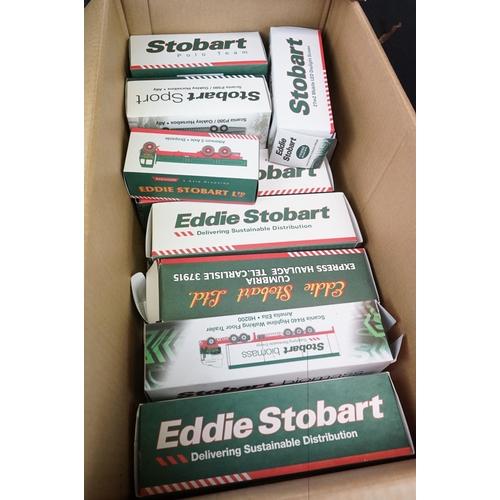 1215 - 29 Boxed & sealed Atlas Editions Eddie Stobart 1:76 scale diecast models to include H4939 Volvo FH W... 