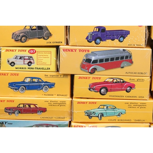 1216 - 30 Boxed & sealed Atlas Editions Dinky diecast models to include 25 B Fourgon Tole Peugeot, 25 JJ Fo... 