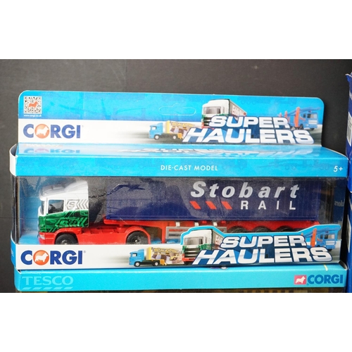 1219 - 15 Boxed Corgi diecast model trucks to include 8 x Superhaulers (TY86902, 59515, 59549, etc), 3 x Gu... 