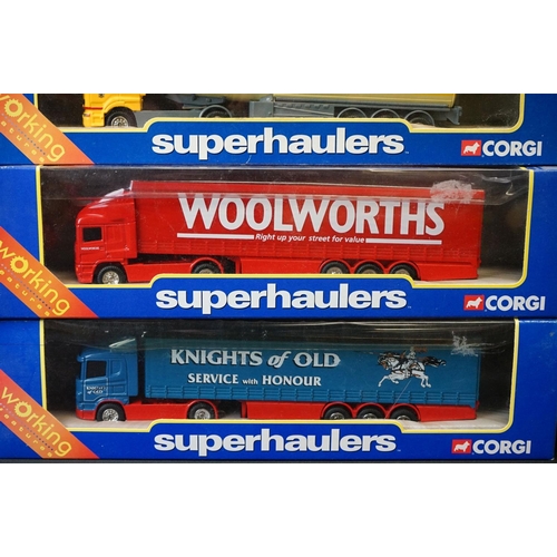 1219 - 15 Boxed Corgi diecast model trucks to include 8 x Superhaulers (TY86902, 59515, 59549, etc), 3 x Gu... 