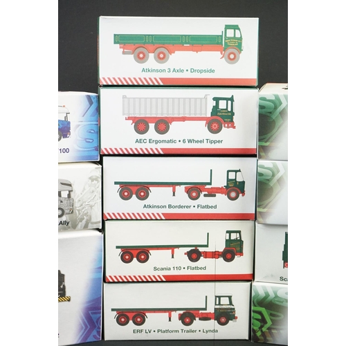 1227 - 12 Boxed Atlas Editions 1/72 Eddie Stobart diecast models to include Scania R420 (Kimberley Kate), K... 