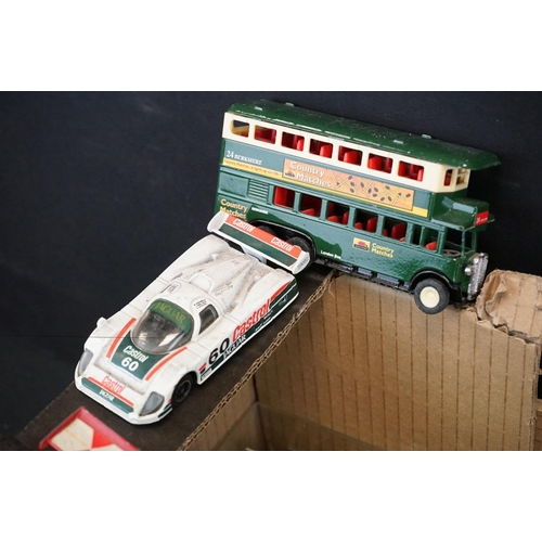 1232 - Quantity of diecast models to include Rio, Corgi, Burago, Matchbox etc, condition varies