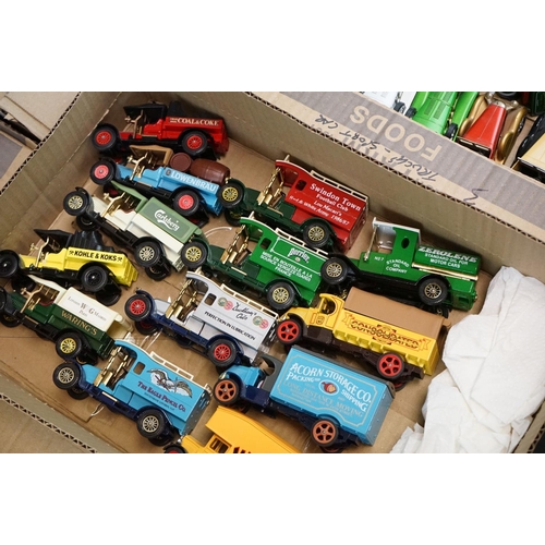 1237 - Collection of diecast models to include Brumm & Matchbox examples featuring many commercials with ad... 