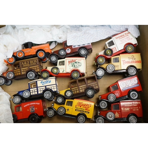 1237 - Collection of diecast models to include Brumm & Matchbox examples featuring many commercials with ad... 