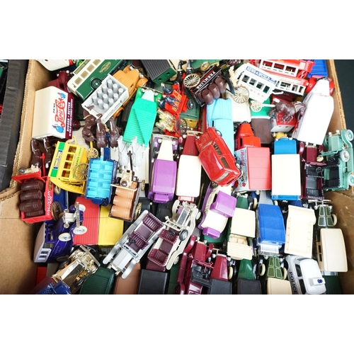 1246 - Collection of over 350 diecast models, mostly Lledo, to include cars, commercials, trams, buses etc,... 