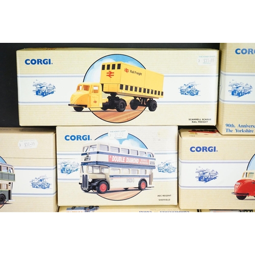 1247 - 21 Boxed Corgi ' Classic Commercials from Corgi ' diecast models with COAs to include 97911, 91912, ... 