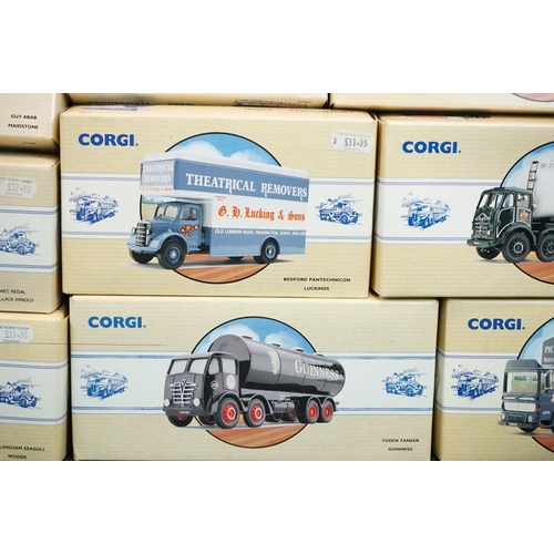 1247 - 21 Boxed Corgi ' Classic Commercials from Corgi ' diecast models with COAs to include 97911, 91912, ... 