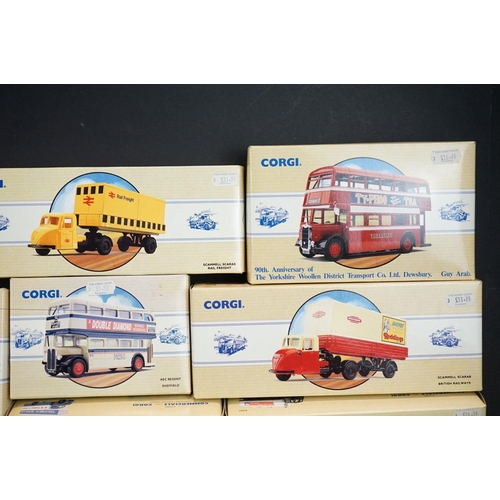 1247 - 21 Boxed Corgi ' Classic Commercials from Corgi ' diecast models with COAs to include 97911, 91912, ... 