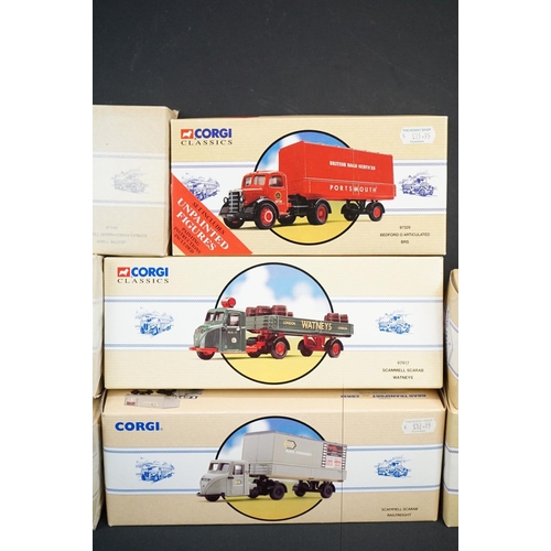 1248 - 12 Boxed Corgi Classics ' Road Transport from Corgi ' diecast models with COAs to include 97956, 979... 