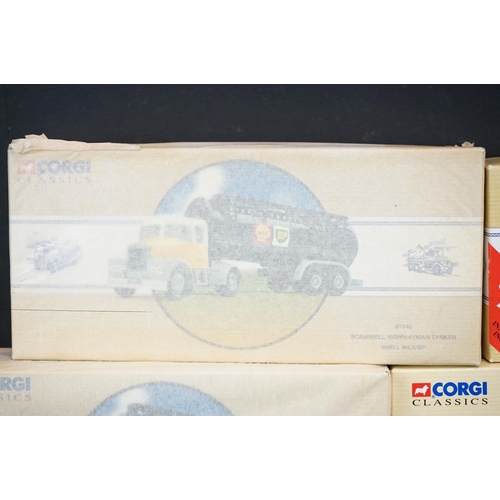 1248 - 12 Boxed Corgi Classics ' Road Transport from Corgi ' diecast models with COAs to include 97956, 979... 