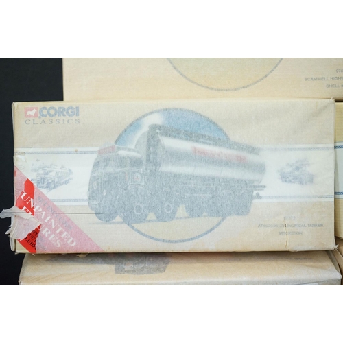 1248 - 12 Boxed Corgi Classics ' Road Transport from Corgi ' diecast models with COAs to include 97956, 979... 