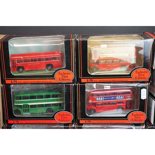 1249 - 28 Boxed EFE Exclusive First Editions 1:76 diecast models to include 15617 AEC Routemaster Bus Stage... 